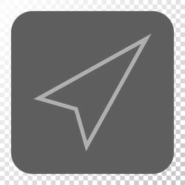 İşaretçi şu kadar kare düğme yuvarlak