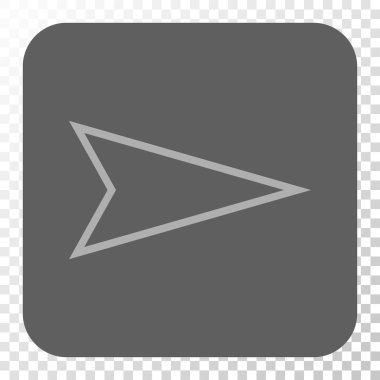 Kare düğme işaretçi sağ yuvarlak