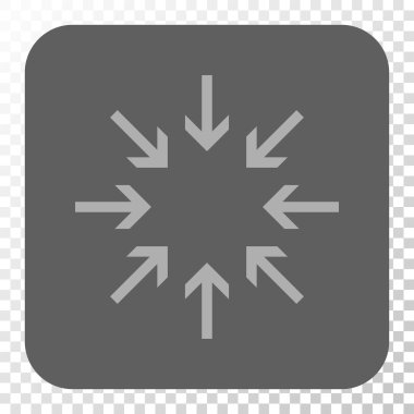 Oklar yuvarlatılmış kare düğme basınç