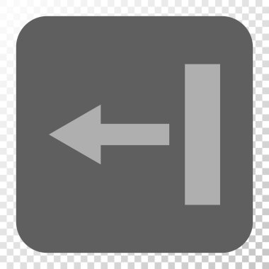 Sol yuvarlak kare düğme çekin