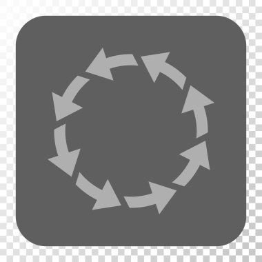 Döndürme Ccw yuvarlak kare düğme