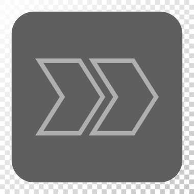 Şu yuvarlak üst karakter kare düğme