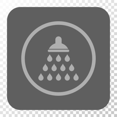 Duş yuvarlak kare düğme