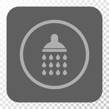 Duş yuvarlak kare düğme