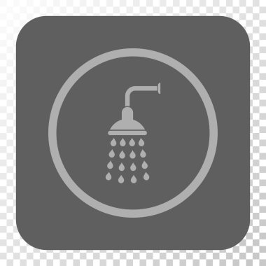 Duş yuvarlak kare düğme