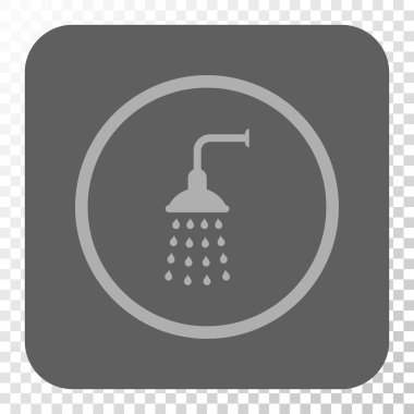 Duş yuvarlak kare düğme