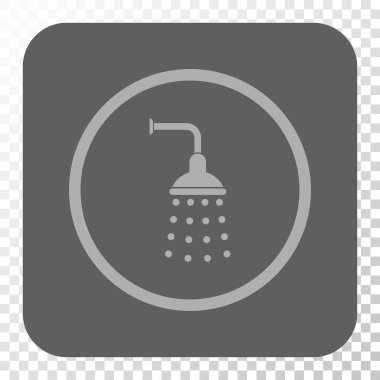 Duş yuvarlak kare düğme