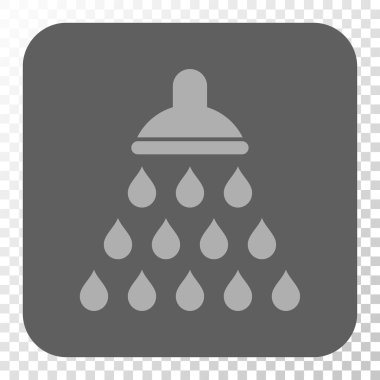 Duş yuvarlak kare düğme