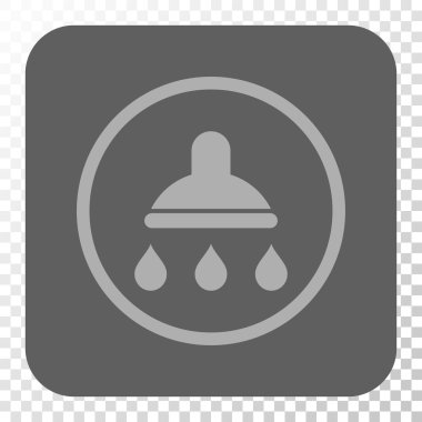 Duş yuvarlak kare düğme