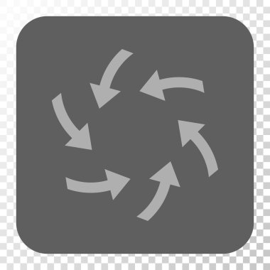 Girdap okları yuvarlak kare düğme