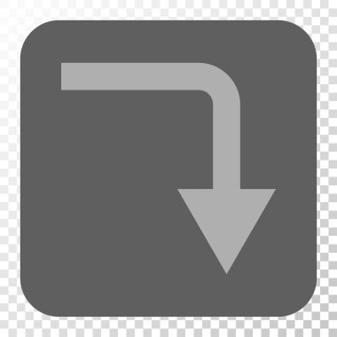 Yuvarlatılmış Kare düğmesini basılı açmak