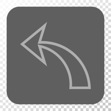 Yuvarlatılmış Kare düğme geri al