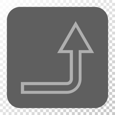 Yuvarlatılmış Kare düğmesini yukarı çevirmek