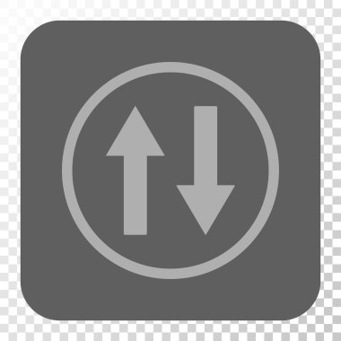 Dikey Çevir okları yuvarlak kare düğme