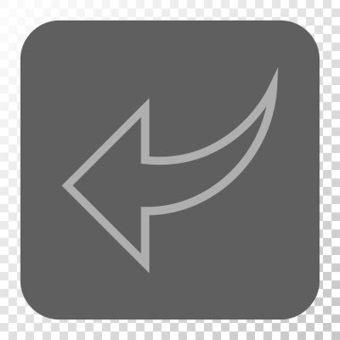 Yuvarlatılmış Kare düğme geri al