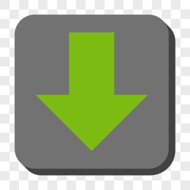 Yuvarlatılmış Kare düğme aşağı ok