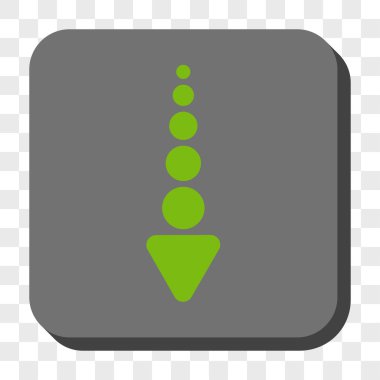 Yuvarlatılmış Kare düğme aşağı ok