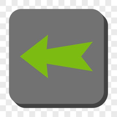 Ok sol yuvarlak kare düğme