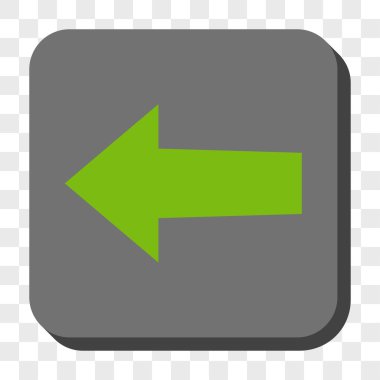 Ok sol yuvarlak kare düğme