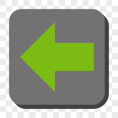 Ok sol yuvarlak kare düğme