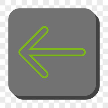 Ok sol yuvarlak kare düğme