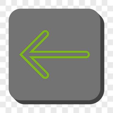 Ok sol yuvarlak kare düğme