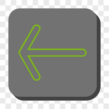 Ok sol yuvarlak kare düğme