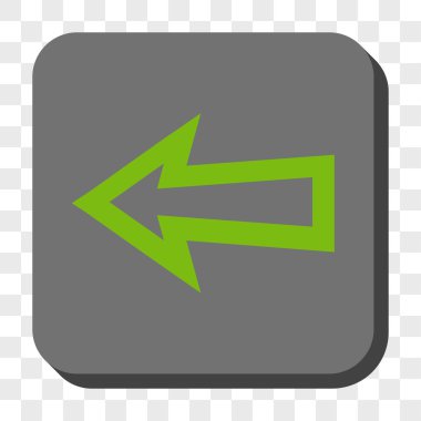 Ok sol yuvarlak kare düğme