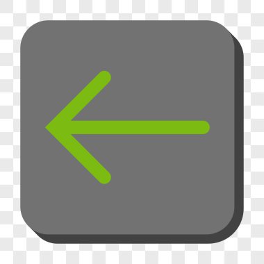 Ok sol yuvarlak kare düğme