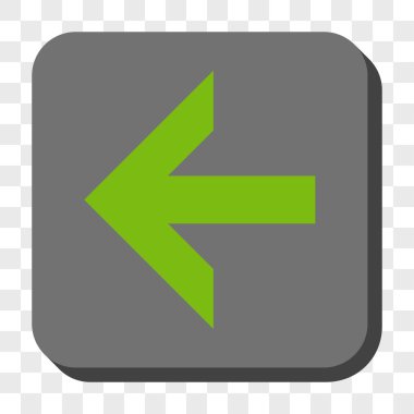 Ok sol yuvarlak kare düğme