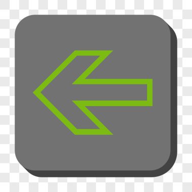 Ok sol yuvarlak kare düğme