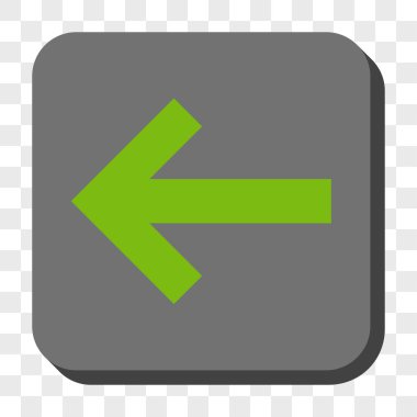 Ok sol yuvarlak kare düğme