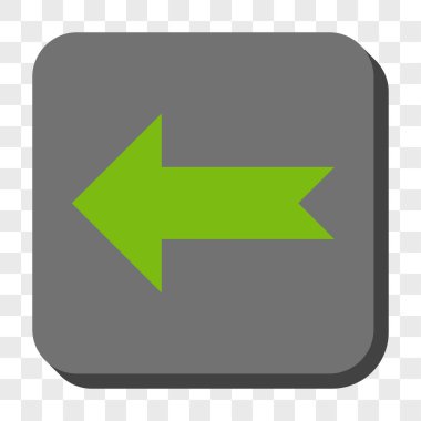 Ok sol yuvarlak kare düğme