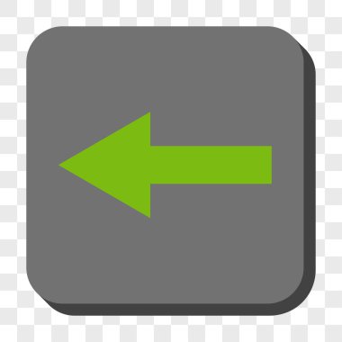 Ok sol yuvarlak kare düğme