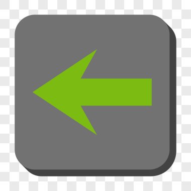 Ok sol yuvarlak kare düğme