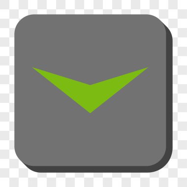 Ok ucu yuvarlatılmış kare düğmesini basılı