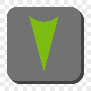 Ok ucu yuvarlatılmış kare düğmesini basılı