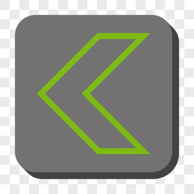 Ok ucu sol yuvarlak kare düğme