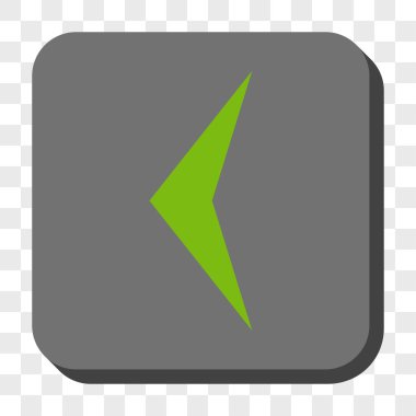 Ok ucu sol yuvarlak kare düğme