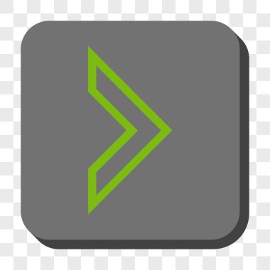 Ok ucu sağ yuvarlak kare düğme