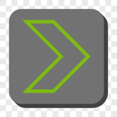 Ok ucu sağ yuvarlak kare düğme