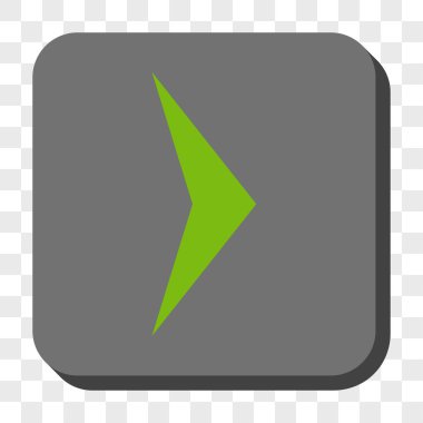 Ok ucu sağ yuvarlak kare düğme