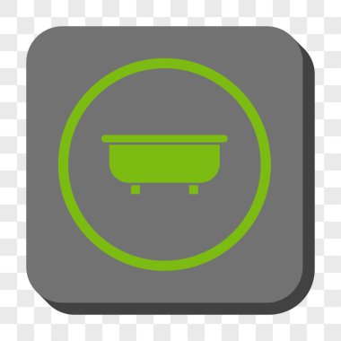 Küvet yuvarlak kare düğme