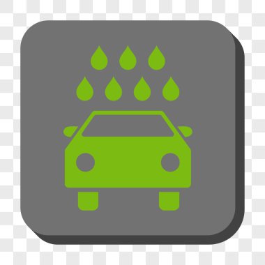 Araba duş yuvarlak kare düğme