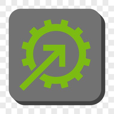 COG Tümleştirme yuvarlak kare düğme