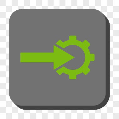 COG Tümleştirme yuvarlak kare düğme