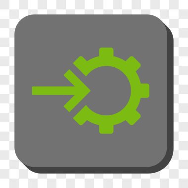 COG Tümleştirme yuvarlak kare düğme