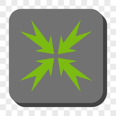 Sıkıştırma OK yuvarlak kare düğme