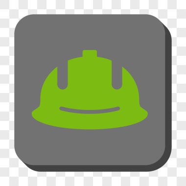 İnşaat kask yuvarlak kare düğme