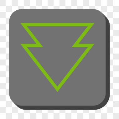 Yuvarlatılmış Kare düğme aşağı yön